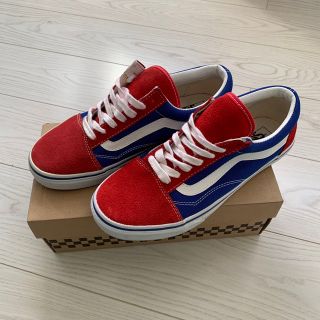 ヴァンズ(VANS)のVans Old Skool RED/BLUE(スニーカー)