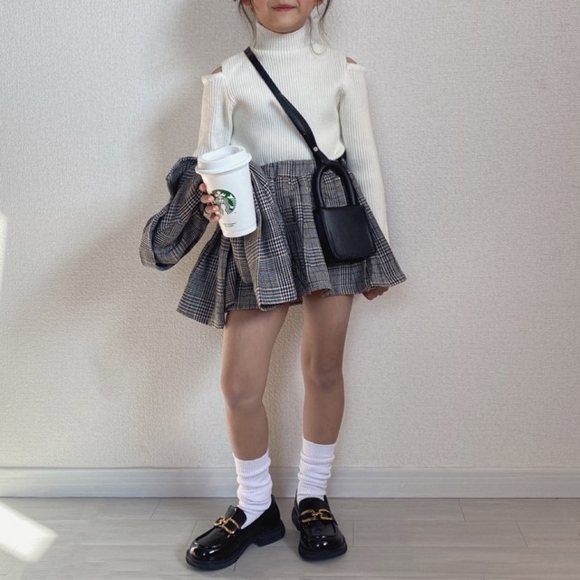 海外子供服　enamel loafer キッズ/ベビー/マタニティのキッズ靴/シューズ(15cm~)(ローファー)の商品写真