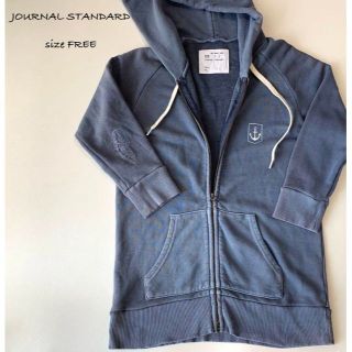 ジャーナルスタンダード(JOURNAL STANDARD)の古着★JOURNAL STANDARD ヴィンテージ風パーカー ダメージ(パーカー)