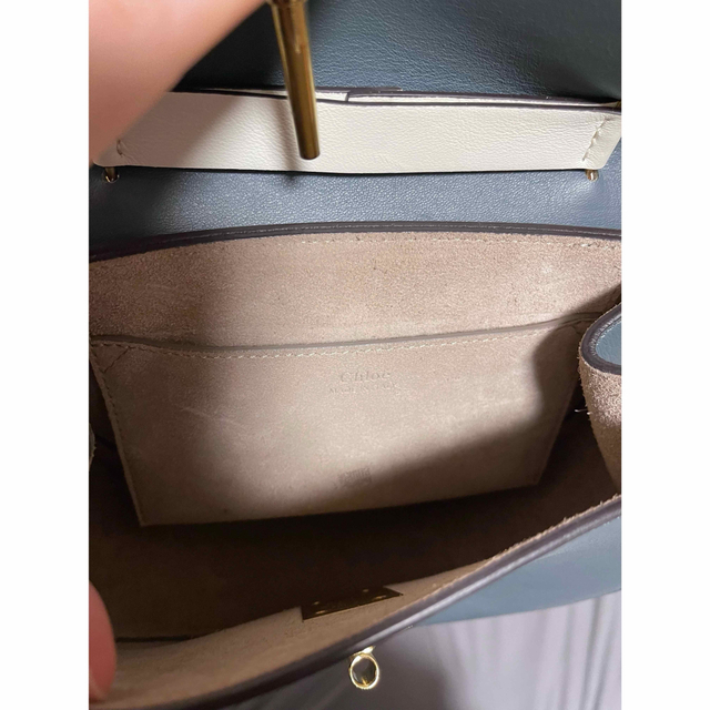 クロエ Chloe クロコ型押し ショルダーバッグ 極美品 レディースのバッグ(ショルダーバッグ)の商品写真