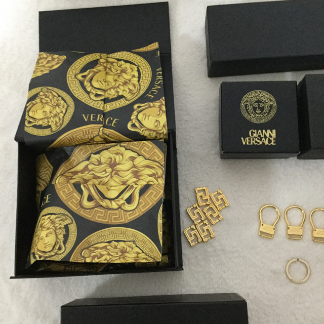 ベルサーチ ヴェルサーチ セレブ 高級 ゴールド GOLD B系 ホスト 希少-