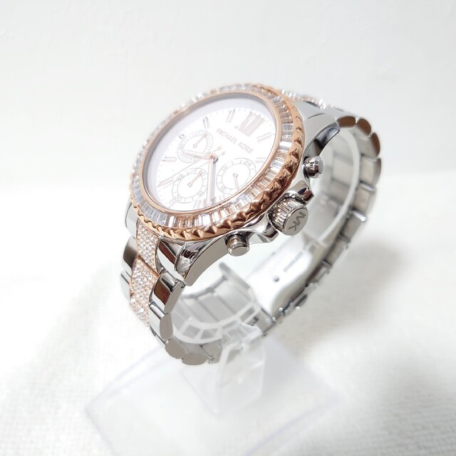 新品 MICHAEL KORS EVEREST ツートン スワロフスキー セレブ-www.ecosea.do