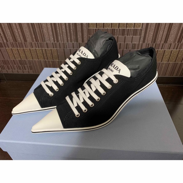 新品・未使用 プラダ シューズ シンセシス ブラック レディース