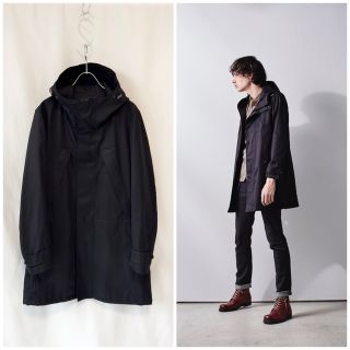 18SS LOOK ラウンジリザード バーバリークロススーピマモッズコート 1
