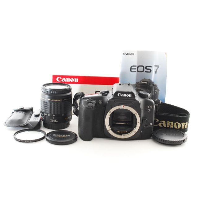 Canon キャノン EOS7 レンズキット フィルムカメラ 元箱付きスマホ/家電/カメラ