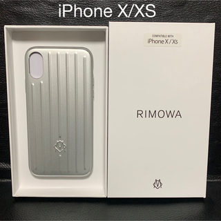 リモワ(RIMOWA)の【新品未使用品】RIMOWA iPhoneケース X Xs アルミニウム(iPhoneケース)