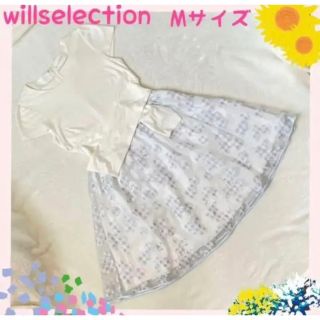 ウィルセレクション(WILLSELECTION)の訳あり　ウィルセレクション　ワンピース　花柄　ふんわり　かわいい(ひざ丈ワンピース)