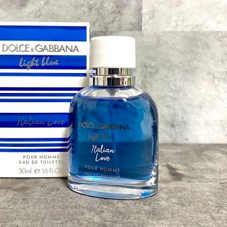 ドルチェアンドガッバーナ(DOLCE&GABBANA)の数量限定 新品未開封★ ドルガバ ライトブルー イタリアンラブ EDT 50(香水(男性用))