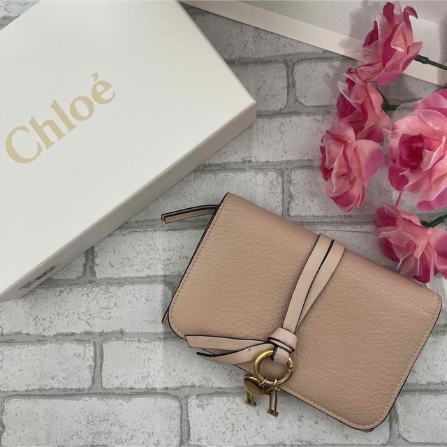 ✨極美品✨クロエ chole 3つ折り財布 イニシャル コンパクトウォレット