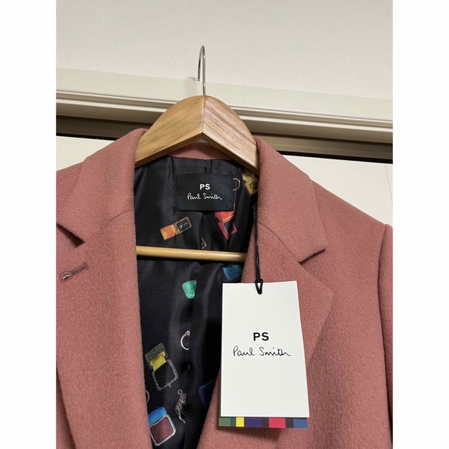 Paul Smith(ポールスミス)のPaul Smith ポールスミス 羊毛90% カシミヤ10% コート　未使用品 レディースのジャケット/アウター(ロングコート)の商品写真