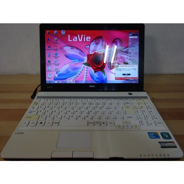 NEC ノートパソコン LaVie M PC-LM750DS6W/中古特価良品