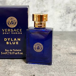 ヴェルサーチ(VERSACE)の新品未開封★ ヴェルサーチ ディランブルー EDT 5 ミニ香水 大人気 お試し(香水(男性用))