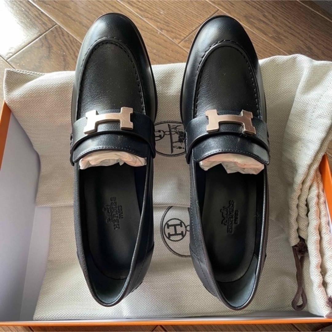 Hermes - 希少 HERMES モカシン ドーフィン 70 新品 正規品36の通販 by