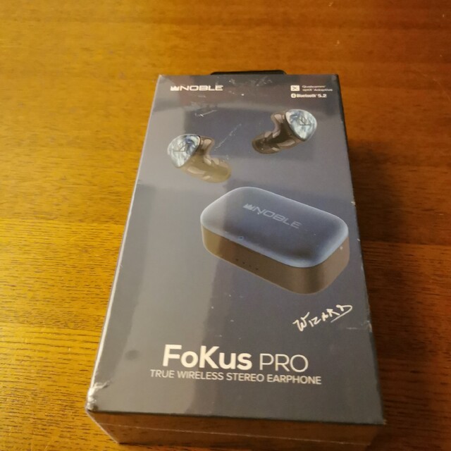 本体ほぼ新品！NOBLE FoKus PRO ワイヤレスイヤホン