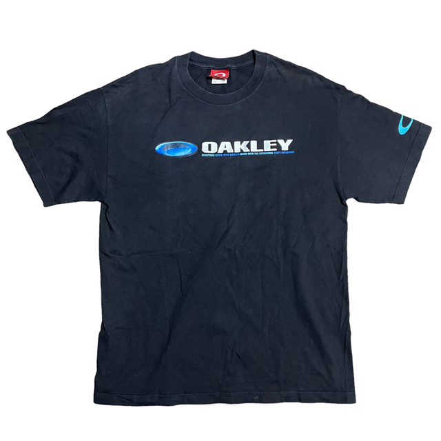 90's 00's OAKLEY Tシャツ Y2K テック系 アーカイブ 可愛いクリスマス ...