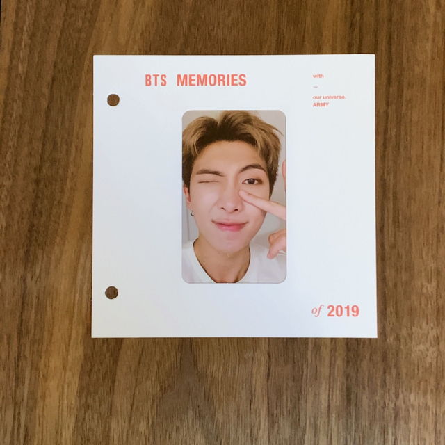 エンタメ/ホビーBTS ナムジュン Memories 2019 Blu-ray トレカ RM