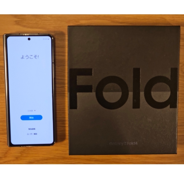 Galaxy Z Fold4 SCG16 美品 グレイグリーン Felica対応