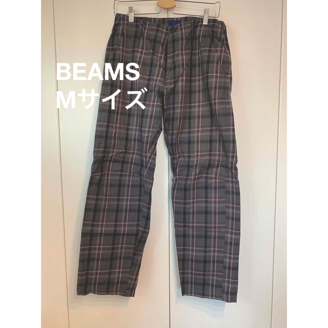 BEAMS(ビームス)のBEAMS チェックパンツ　グレー メンズのパンツ(スラックス)の商品写真