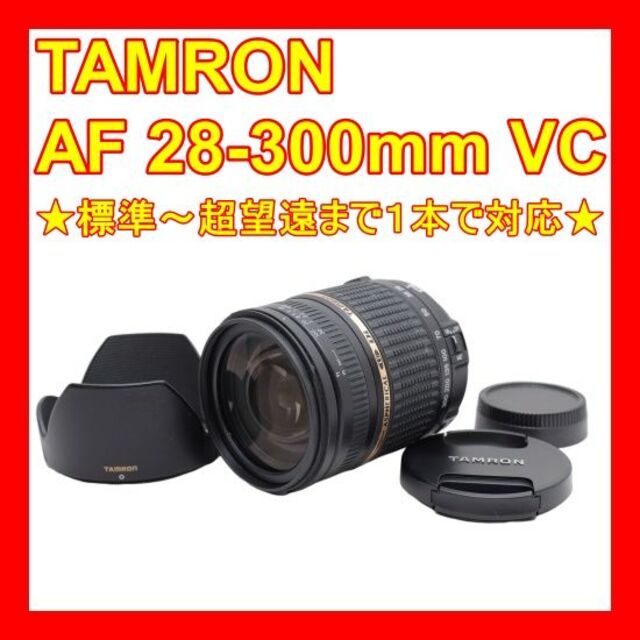 TAMRON 28-300mm Nikon用 標準+望遠レンズ 美品！ - レンズ(ズーム)