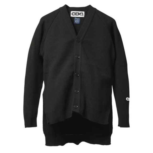 2020AW CDG 復刻 カーディガン 前後アシンメトリー-