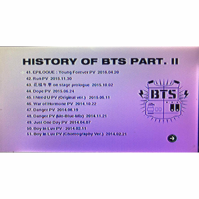 防弾少年団(BTS)(ボウダンショウネンダン)のHISTORY OF BTS エンタメ/ホビーのDVD/ブルーレイ(韓国/アジア映画)の商品写真