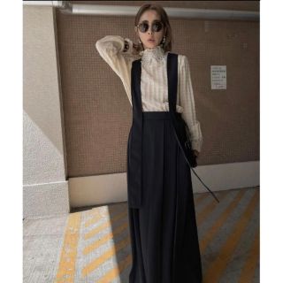 アメリヴィンテージ(Ameri VINTAGE)のAmeri VINTAGE SUSPENDER PLEATS SKIRT(ロングスカート)