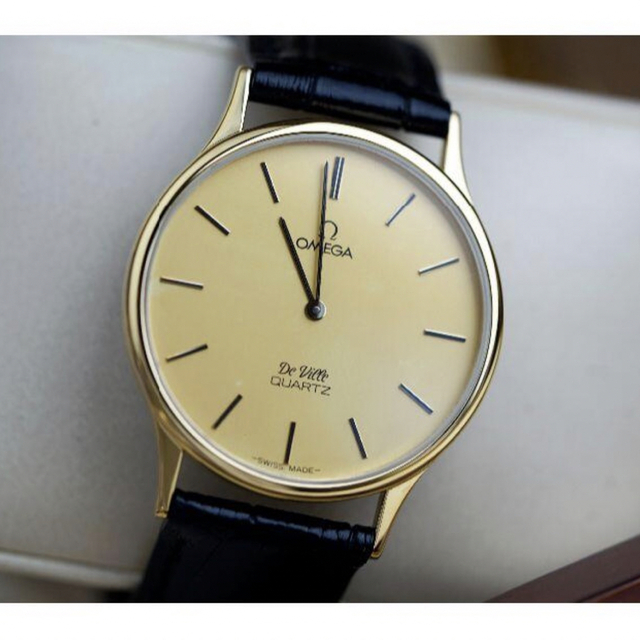 オメガ OMEGA 腕時計 メンズ 424.20.37.20.58.001 デビル 自動巻き ゴールドxシルバー/ゴールド アナログ表示