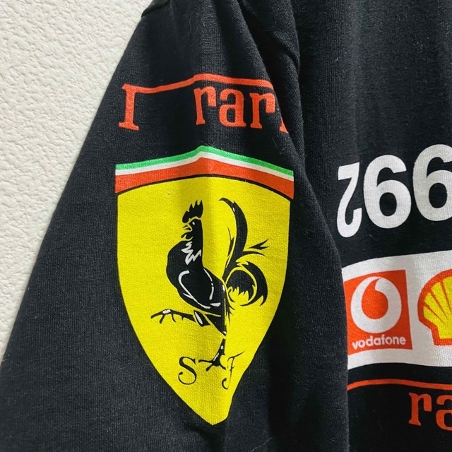 美品　アメリカ製　Y2K フェラーリ  Ferrari マルチプリントTシャツ