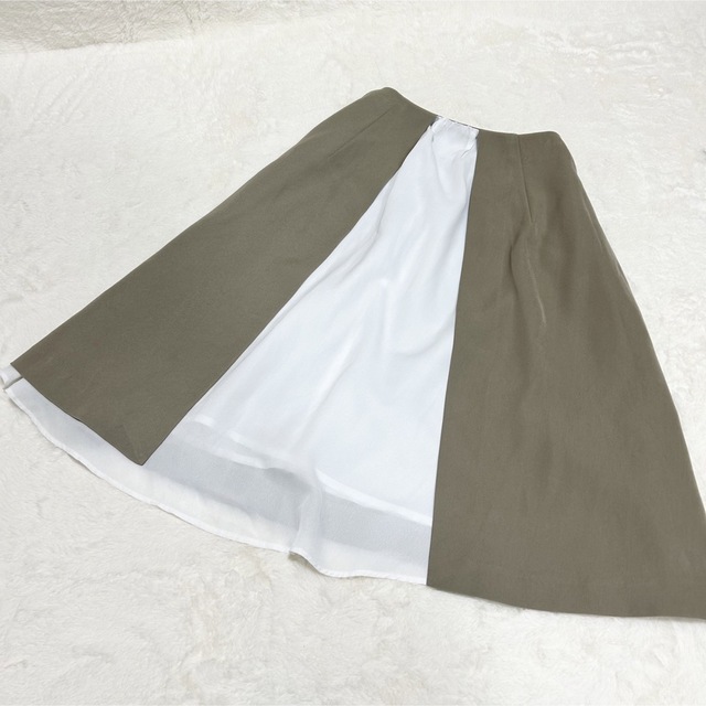 KBF(ケービーエフ)のKBF＋　膝丈スカート　サイズM レディースのスカート(ひざ丈スカート)の商品写真