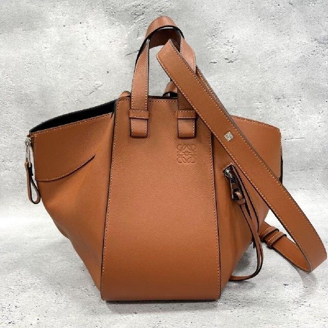 LOEWE ロエベ ハンモックスモール ショルダーバッグ ハンドバッグ タン