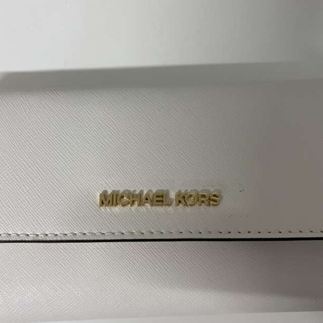 MICHAEL KORS マイケルコース 長財布 三つ折り財布 ホワイト 白