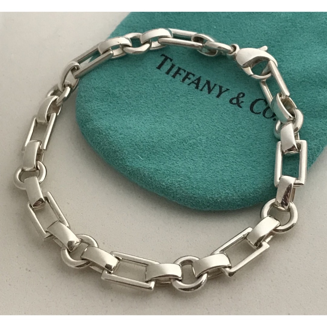 Tiffany レクタングルドーナツチェーン ブレスレット希少美品
