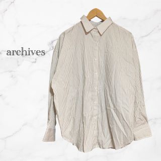 アルシーヴ(archives)のarchives シャツ ストライプ(シャツ)