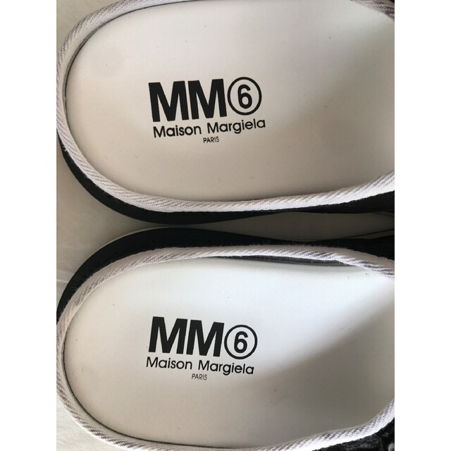 MM6(エムエムシックス)のMM6 19SS ベルベットスリッパサンダル レディースの靴/シューズ(ローファー/革靴)の商品写真