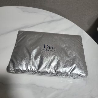 ディオール(Dior)のDior シルバー クラッチバッグ バッグインバッグ(バッグ)