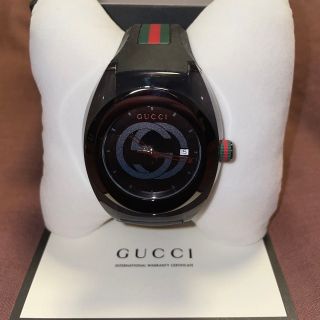 グッチ(Gucci)の新品 未使用 グッチ GUCCI シンク YA137107A 時計 ラバーベルト(ラバーベルト)