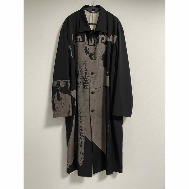 競売 Yohji 抜染コート Look38 17SS ヨウジヤマモト YAMAMOTO YOHJI