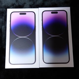 アイフォーン(iPhone)のiPhone 14 Pro Max 256GB ディープパープル　2台セット(スマートフォン本体)