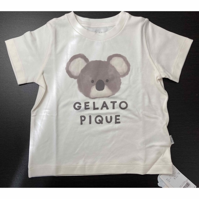 gelato pique(ジェラートピケ)のジェラートピケ コアラワンポイントTシャツ XSサイズ 100cm 110cm キッズ/ベビー/マタニティのキッズ服女の子用(90cm~)(Tシャツ/カットソー)の商品写真