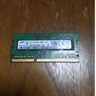 サムスン(SAMSUNG)のSAMSUNG DDR3L-1600 PC3L-12800 メモリ 4GB(PCパーツ)