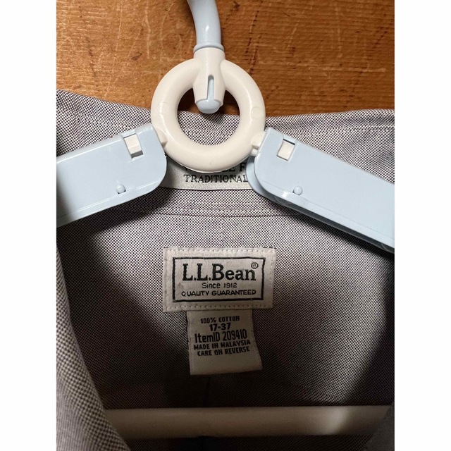 L.L.BEAN ボタンダウンシャツ XXL グレー