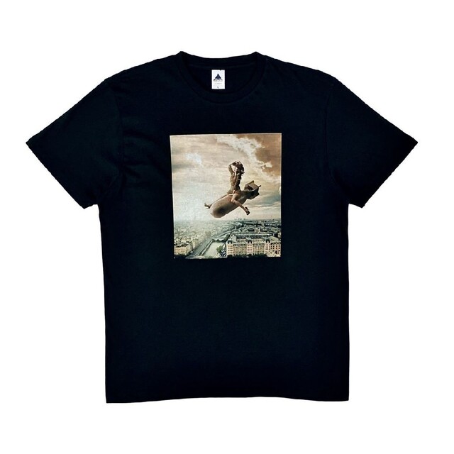 新品 レトロ パリ PARIS  爆弾 爆撃 空軍 ピンナップガール Tシャツ メンズのトップス(Tシャツ/カットソー(半袖/袖なし))の商品写真