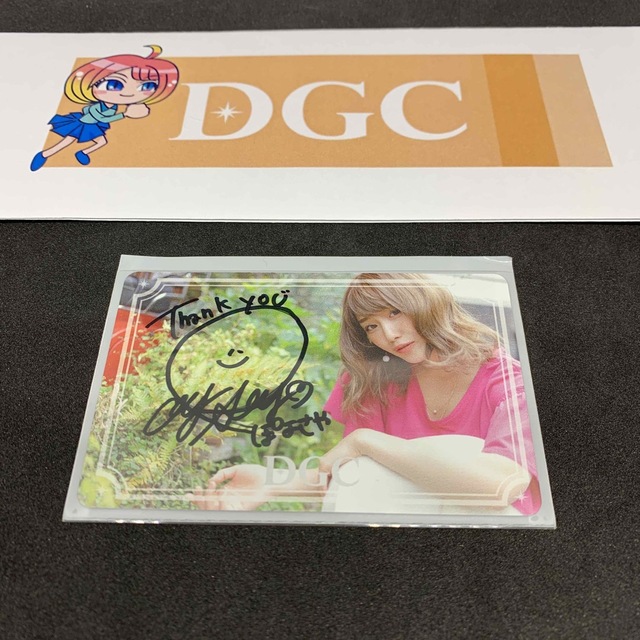 未使用品】吉村さやか 直筆サイン入り DGC ダーツライブカード いい