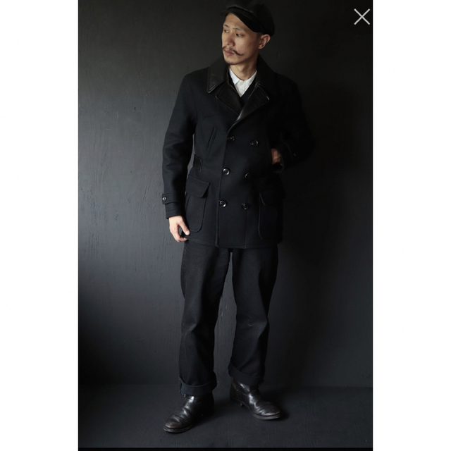 BLACK SIGN Heavy Weight Wool Melton - ピーコート