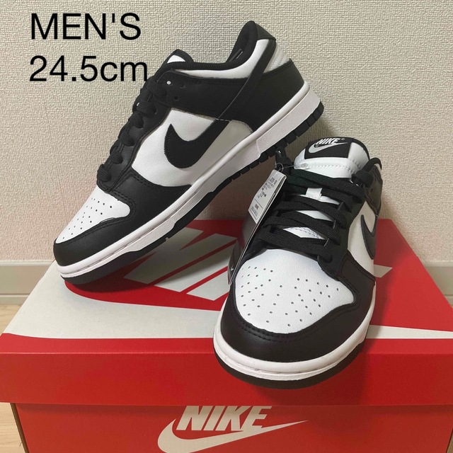 NIKE(ナイキ)のNike Dunk Low Retro "White/Black"  24.5 メンズの靴/シューズ(スニーカー)の商品写真