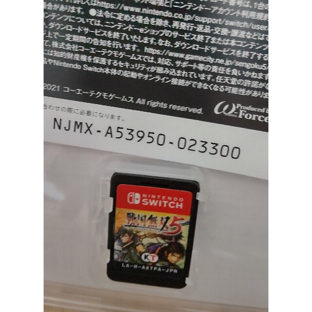 戦国無双5 Switch エンタメ/ホビーのゲームソフト/ゲーム機本体(家庭用ゲームソフト)の商品写真