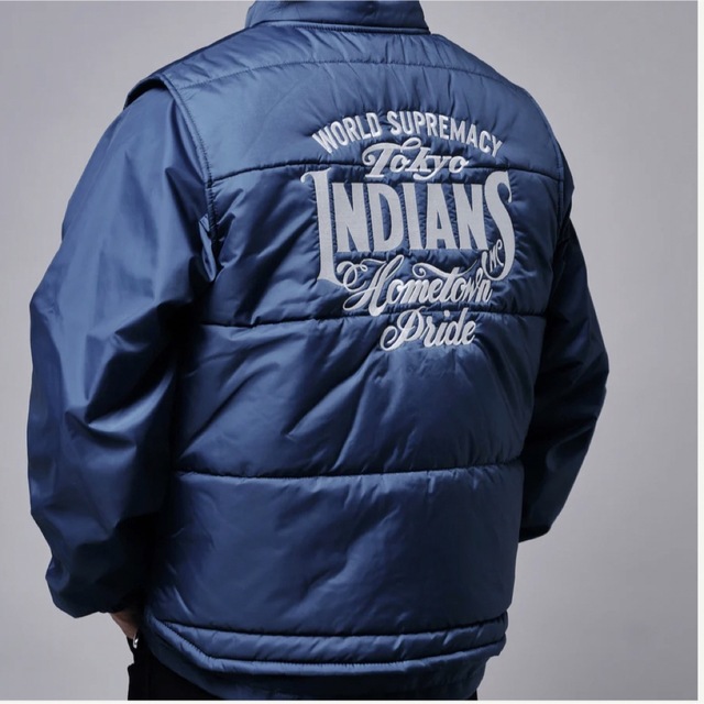 東京インディアンズ Tokyo Indians ベスト ブラック Lサイズ