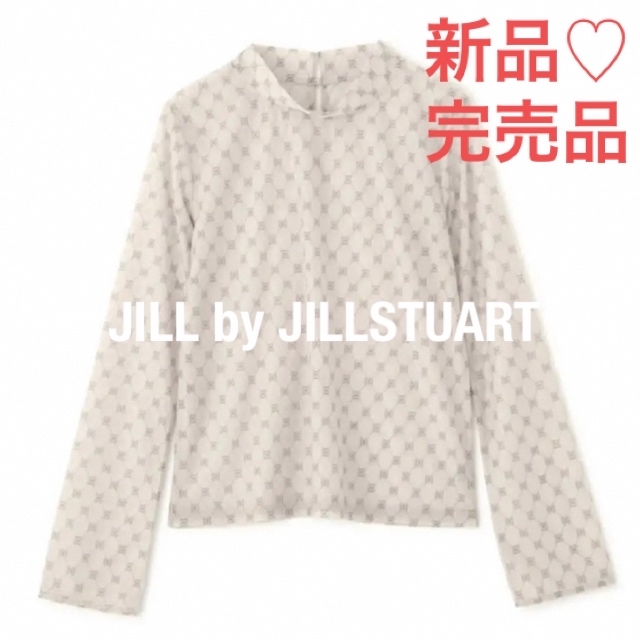 JILL by JILLSTUART(ジルバイジルスチュアート)の大人気　完売品　ジルバイジルスチュアート  シアーインナー　モノグラム レディースのトップス(カットソー(長袖/七分))の商品写真