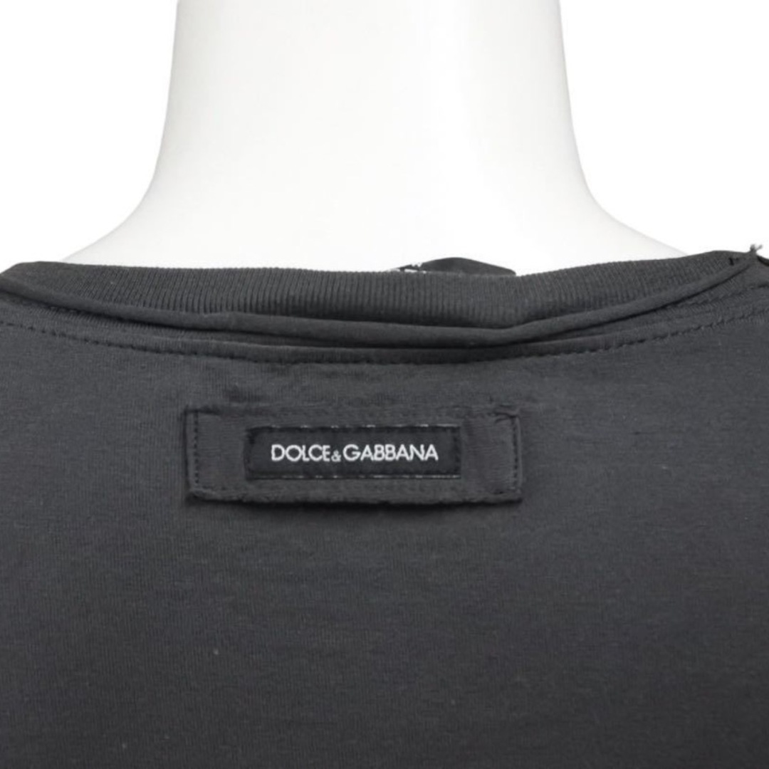 DOLCE&GABBANA(ドルチェアンドガッバーナ)のDOLCE&GABBANA ドルガバ 長袖Tシャツ トップス チャコールグレー G8AK9T G7OG2 サイズ60 メンズ 美品 40979 レディースのトップス(Tシャツ(長袖/七分))の商品写真
