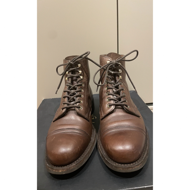 RRL(ダブルアールエル)Livingstoneレザー レースアップブーツ